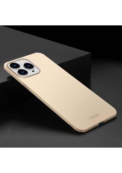 Mofı Shield Ince Buzlu Kaplama Yüzey Sert Plastik Cep Telefonu Arka Kılıf Koruyucu iPhone 13 Pro Max 6.7 Inç-Altın (Yurt Dışından) indirimleri
