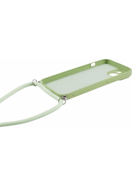 iPhone 15 Tpu Telefon Kılıfı Fiber Astarlı Ka Kaplama Uzun Askılı-Matcha Yeşili (Yurt Dışından) modelleri