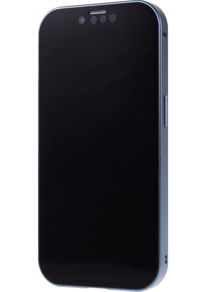 iPhone 14 Anti-Casus Telefon Kılıfı Metal Çerçeve + Çift Taraflı Temperli Cam Manyetik Tam Koruma Kılıfı - Bebek Mavisi (Yurt Dışından) indirimleri