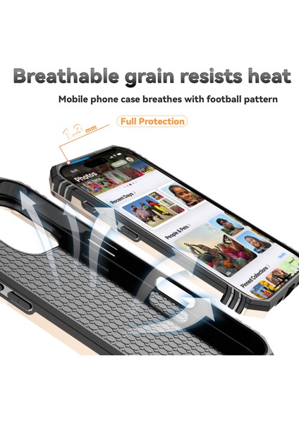 iPhone 16 Kılıf Halka Tutucu Kickstand Camshield Pc+Tpu Telefon Kılıfı-Altın (Yurt Dışından) fırsatları