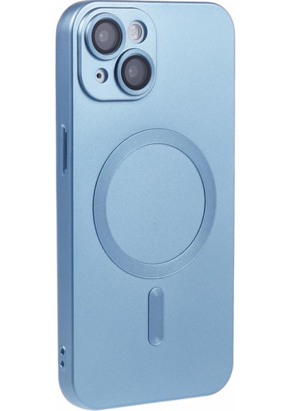 iPhone 15 Plus Koruyucu Kılıf Lens Filmi ile Uyumlu Magsafe Ka Tpu Telefon Kılıfı-Bebek Mavisi (Yurt Dışından) fiyatları