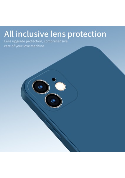 Pınwuyo Yumuşak Silikon Koruyucu Cep Telefonu Arka Kılıfı iPhone 12-Siyah (Yurt Dışından) fiyatları