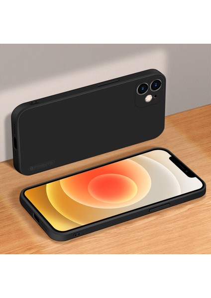Pınwuyo Yumuşak Silikon Koruyucu Cep Telefonu Arka Kılıfı iPhone 12-Siyah (Yurt Dışından) fırsatları