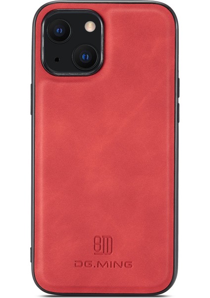 Dg.mıng M2 Serisi iPhone 14 Plus 6.7 Inç Düşmeye Karşı Tam Koruma Manyetik Emilim Ayaklı Tasarım Cep Telefonu Kılıfı Çıkarılabilir Cüzdanlı-Kırmızı (Yurt Dışından) indirimleri