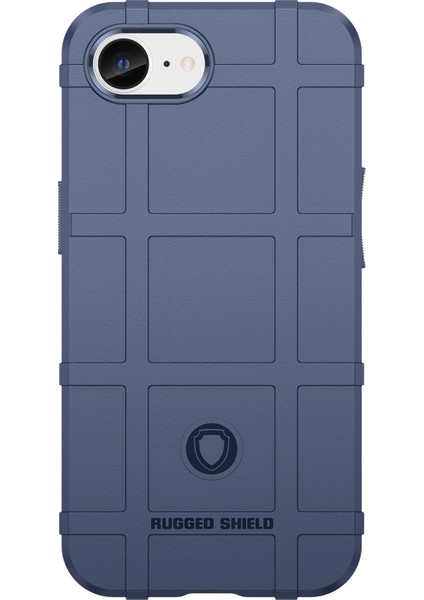 iPhone 16E Kılıfı Kare Izgara Doku Düşmeye Karşı Tpu Telefon Kılıfı-Mavi (Yurt Dışından) fiyatları