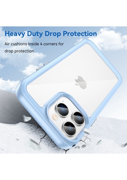 iPhone 14 Pro Max 6.7 Inç Tpu+Akrilik Cep Telefonu Koruyucu Kılıf Düşmeye Karşı Dayanıklı Çizilmeye Karşı Dayanıklı Arka Kapak-Mavi (Yurt Dışından) modelleri