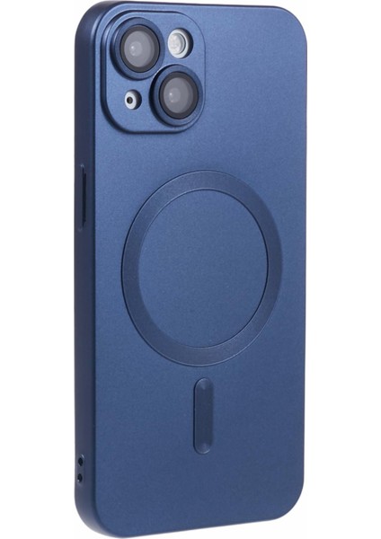 iPhone 15 Plus Koruyucu Kılıf Lens Filmi ile Uyumlu Magsafe Ka Tpu Telefon Kılıfı-Koyu Mavi (Yurt Dışından) fiyatları