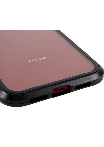 iPhone Xr 6.1 Inç Gizlilik Manyetik Kılıf Gözetleme Önleyici Çift Taraflı Temperli Cam + Metal Tampon Çerçeve Tam Koruyucu Telefon Kılıfı-Siyah (Yurt Dışından) indirimleri
