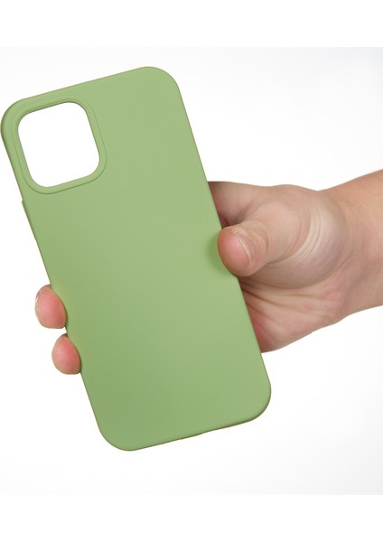 iPhone 12 Pro Max 6.7 Inç Sıvı Silikon Yumuşak Cep Telefonu Kılıfı Akıllı Telefon Kılıfı-Açık Yeşil (Yurt Dışından) fırsatları