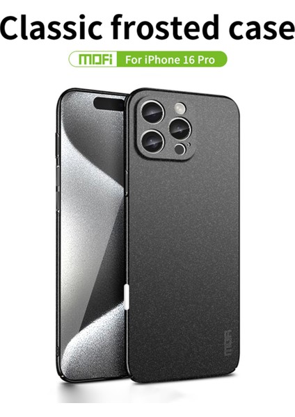 Mofı Shield Mat Serisi iPhone 16 Pro Kılıf Pc Telefon Kılıfı Slim Fit-Siyah (Yurt Dışından) fiyatları