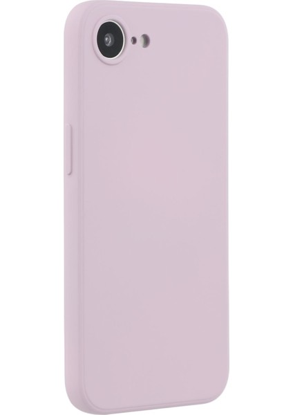 iPhone 16E Kılıf Tpu Arka Yumuşak Çizilmez Fiber Astar Telefon Kılıfı-Mor (Yurt Dışından)