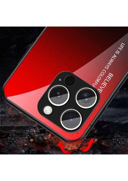 iPhone 16 Pro Max Kılıf Çizilmez Temperli Cam + Pc + Tpu Telefon Kılıfı - Degrade Pembe Mavi (Yurt Dışından) modelleri