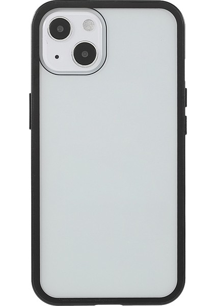 Düşmeye Karşı Tam Kapsamlı Metal Çerçeve + Çift Taraflı Temperli Cam Manyetik Emici Telefon Kılıfı iPhone 13 6.1 Inç - Siyah (Yurt Dışından) fiyatları