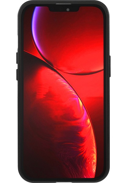 Düşmeye Karşı Tam Kapsamlı Metal Çerçeve + Çift Taraflı Temperli Cam Manyetik Emici Telefon Kılıfı iPhone 13 6.1 Inç - Siyah (Yurt Dışından) modelleri