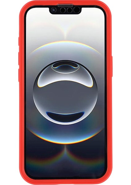 iPhone 16E Kılıfı Akrilik+Tpu Şeffaf Telefon Kılıfı Pet Ekran Filmi-Kırmızı (Yurt Dışından) modelleri