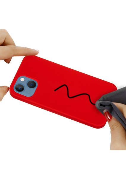 iPhone 14 Plus 6.7 Inç Darbeye Dayanıklı Arka Kapak Aşınmaya Dayanıklı Düşme Korumalı Telefon Kılıfı-Kırmızı (Yurt Dışından) fırsatları