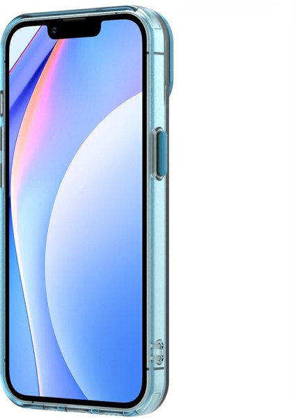 Candy Series iPhone 14/13 Kılıfı Magsafe Pc+Tpu+Pet Düşmeye Karşı Telefon Kılıfı ile Uyumlu-Mavi (Yurt Dışından) fırsatları