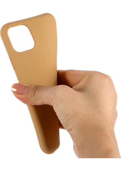 Çizilmez Yumuşak Sıvı Silikon Telefon Kabuğu Cep Telefonu Çantası Kılıfı iPhone 11 6.1 Inç (2019)-ALTIN (Yurt Dışından) fırsatları