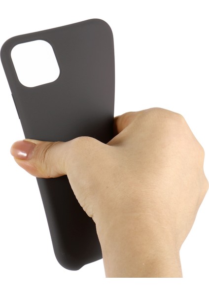 Çizilmez Yumuşak Sıvı Silikon Telefon Kabuğu Cep Telefonu Çantası Kılıfı iPhone 11 6.1 Inç (2019)-GRI (Yurt Dışından) fırsatları