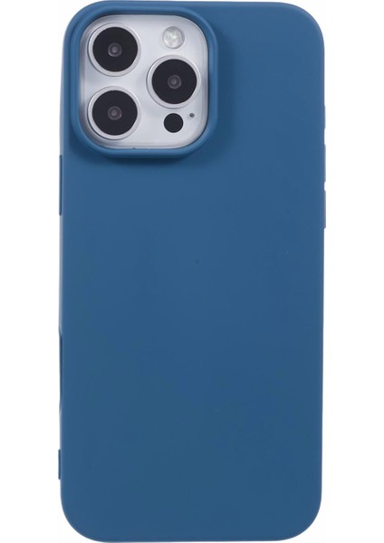 iPhone 16 Pro Max Tpu Kılıf Darbeye Dayanıklı Yumuşak Tpu Fiber Astarlı Telefon Kılıfı-Mavi (Yurt Dışından) modelleri