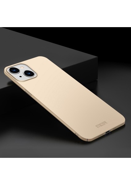 Mofı Jk Pc ​​serisi-1 Kalkan iPhone 14 Plus 6.7 Inç Mat Telefon Kılıfı Sert Pc Parmak Izi Önleyici Kılıf Kayışlı-Altın (Yurt Dışından) fiyatları