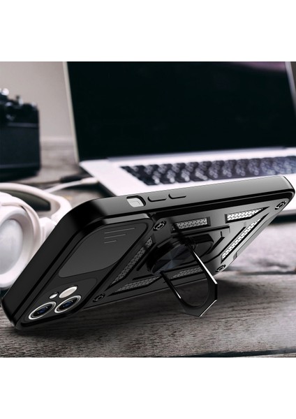 iPhone 11 Kılıfı Için Kayar Kamera Kapağı Pc+Tpu Destekli Telefon Kılıfı-Altın (Yurt Dışından) indirimleri