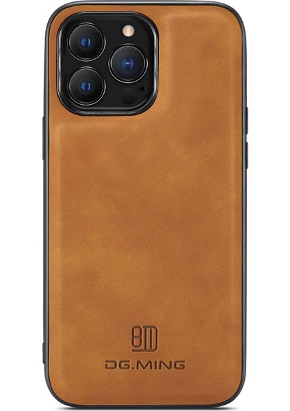 Dg.mıng M2 Serisi iPhone 14 Pro Max 6.7 Inç Manyetik Emilimli Aşınmaya Dayanıklı Koruyucu Telefon Kılıfı Çıkarılabilir Cüzdan/ayak Desteği-Kahverengi (Yurt Dışından) indirimleri