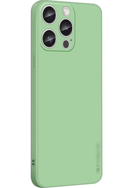 Pınwuyo Jk Touching Serisi iPhone 16 Pro Kılıfı Ipeksi Dokunuş Yumuşak Tpu Telefon Arka Kapağı-Matcha Yeşili (Yurt Dışından)