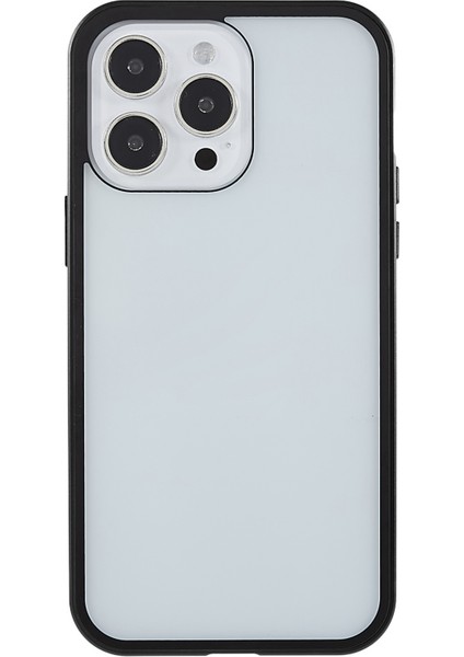 iPhone 14 Pro 6.1 Inç Hd Çift Taraflı Temperli Cam + Metal Tampon Toz Önleyici Manyetik Telefon Kılıfı Kabuğu-Siyah (Yurt Dışından) fiyatları