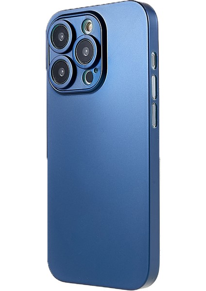 Ince Pc Mat Telefon Kılıfı iPhone 14 Pro, Ince Delik Göz Korumalı Telefon Kılıfı-Safir (Yurt Dışından) modelleri