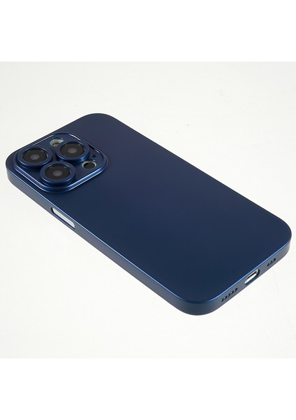 Ince Pc Mat Telefon Kılıfı iPhone 14 Pro, Ince Delik Göz Korumalı Telefon Kılıfı-Safir (Yurt Dışından) fırsatları