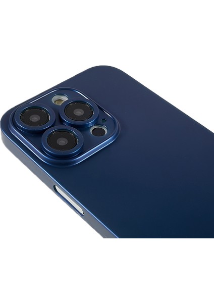 Ince Pc Mat Telefon Kılıfı iPhone 14 Pro, Ince Delik Göz Korumalı Telefon Kılıfı-Safir (Yurt Dışından) indirimleri