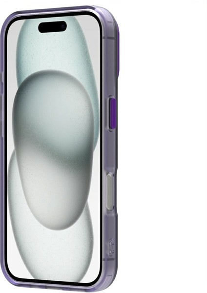 Candy Series iPhone 16 Kılıfı Magsafe Pc+Tpu+Pet Düşmeye Karşı Telefon Kılıfı ile Uyumlu-Mor (Yurt Dışından) fırsatları