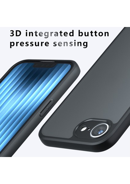 iPhone 16E Kılıfı Pc+Tpu Mat Telefon Kılıfı Anti-Düşme Hava Yastığı ile (Yurt Dışından) modelleri