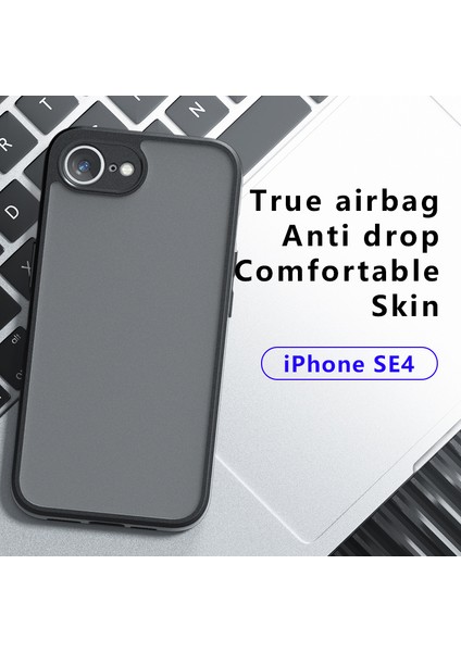 iPhone 16E Kılıfı Pc+Tpu Mat Telefon Kılıfı Anti-Düşme Hava Yastığı ile (Yurt Dışından) fırsatları