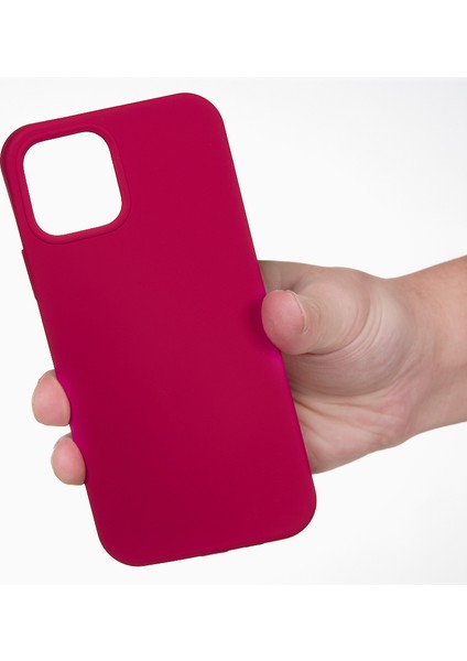 Iyi Korunmuş Çizilmez Sıvı Silikon Telefon Arka Kılıfı Telefon Kılıfı iPhone 13 6.1 Inç-Gül (Yurt Dışından) modelleri