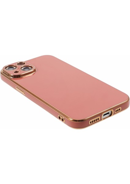 iPhone 13 Mini Kılıf 6d Elektrokaplama Tpu Telefon Kılıfı Kamera Lensi Için Hassas Kesikler-Kırmızı (Yurt Dışından) fırsatları