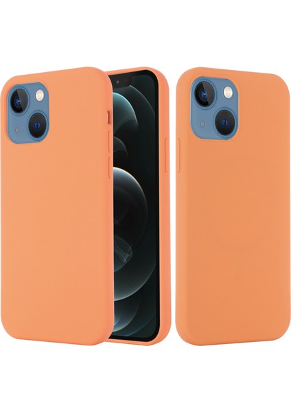 iPhone 13 Kılıfı Için Magsafe Sıvı Silikon Telefon Kılıfı ile Uyumlu-Turuncu (Yurt Dışından) indirimleri