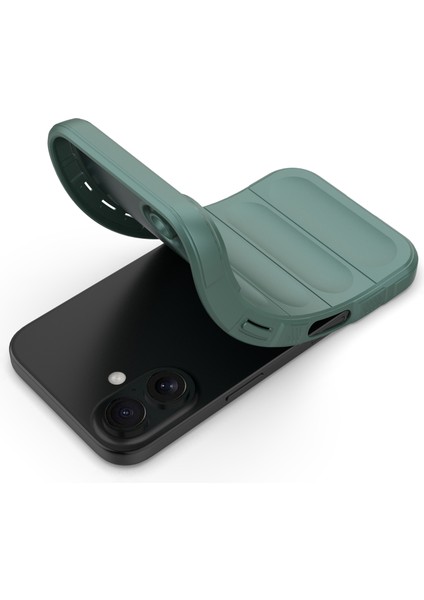 iPhone 16 Tpu Kılıf Çizilmeye Dayanıklı Sağlam Arka Yumuşak Telefon Kılıfı-Yeşil (Yurt Dışından) indirimleri