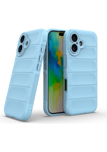 iPhone 16 Tpu Kılıf Çizilmeye Dayanıklı Sağlam Arka Yumuşak Telefon Kılıfı-Bebek Mavisi (Yurt Dışından) fiyatları