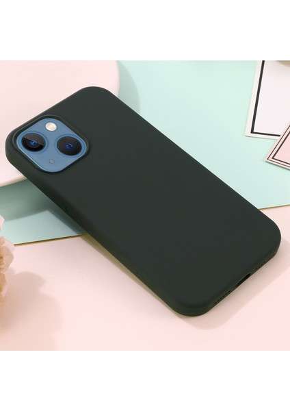 iPhone 14 Plus 6.7 Inç Için Magsafe Şarjlı Telefon Kılıfı ile Uyumlu Yumuşak Darbeye Dayanıklı Aşınmaya Dayanıklı Silikon Kılıf-Koyu Yeşil (Yurt Dışından) indirimleri