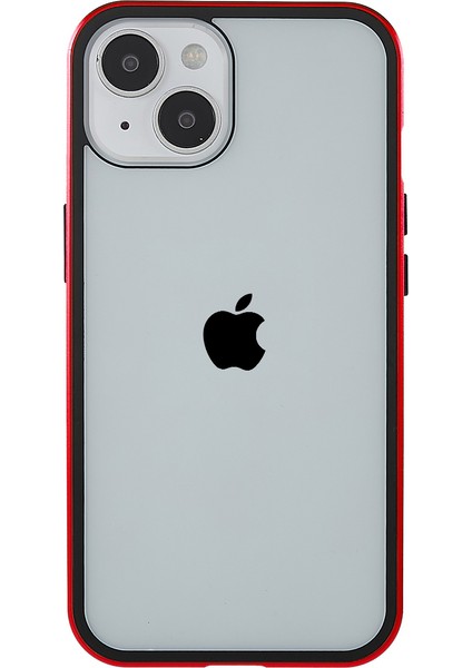 iPhone 14 Plus Için Her Yönüyle Koruma Metal Tampon + Çift Taraflı Temperli Cam Aşınmaya Karşı Manyetik Telefon Kılıfı - Kırmızı (Yurt Dışından) fiyatları