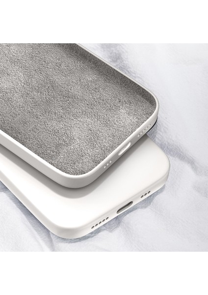 iPhone 15 Pro Max Düz Kenar Ka Telefon Tpu Kılıfı Fiber Astarlı Telefon Kılıfı-Kırmızı (Yurt Dışından) fırsatları