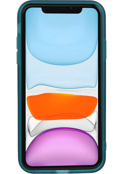 Dksm Serisi iPhone 11 Kılıfı Elektrokaplama Kamera Çerçevesi Tpu Telefon Kılıfı-Şeffaf Ordu Yeşili (Yurt Dışından) fiyatları