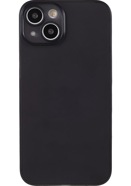 iPhone 13 Mini 5.4 Inç Için Buzlu Yüzey Ultra Ince Parmak Izi Önleyici Çizilmez Sert Pc Telefon Kılıfı Kabuk-Şeffaf Siyah (Yurt Dışından) modelleri