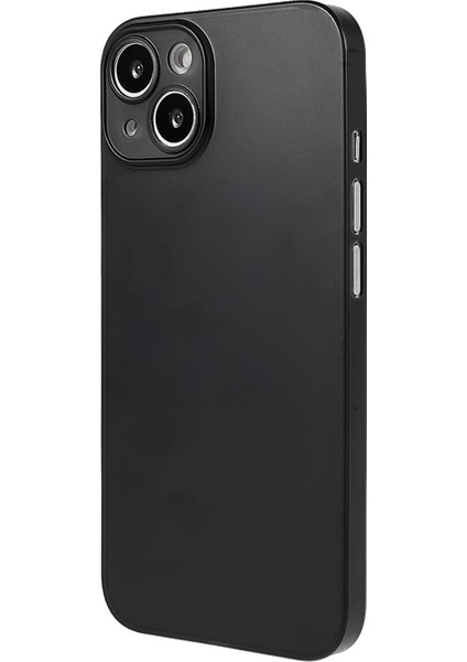 iPhone 13 Mini 5.4 Inç Için Buzlu Yüzey Ultra Ince Parmak Izi Önleyici Çizilmez Sert Pc Telefon Kılıfı Kabuk-Şeffaf Siyah (Yurt Dışından) fırsatları