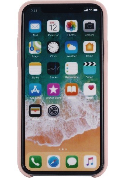 iPhone Xr 6.1 Inç Için Kenar Sarılı Sıvı Silikon Arka Kılıf Kılıfı-Pembe (Yurt Dışından) modelleri