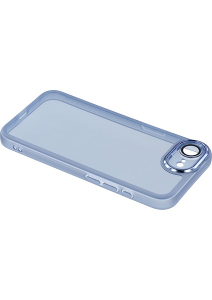 iPhone 16E Kılıfı Elektrokaplama Kamera Çerçevesi Tpu Telefon Kılıfı-Şeffaf Mavi (Yurt Dışından) indirimleri