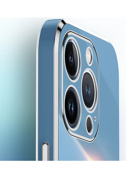 Xınlı iPhone 15 Pro Max Galvanik Altın Kenar Kapak Düşmeye Karşı Tpu Telefon Kılıfı-Siyah (Yurt Dışından) fırsatları