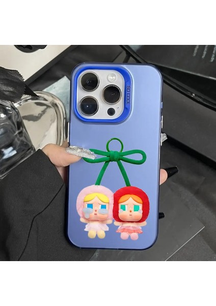 Iphone Için Sevimli C-Crybaby Bebek Telefon Kılıfı 16,15,14,13,12,11, Pro, Max, Plus, Mini, Xs, Se Anti-Fall Mavi Mat Sert Tampon Rolor: Z8/malzeme: IPHONE11 (Yurt Dışından)